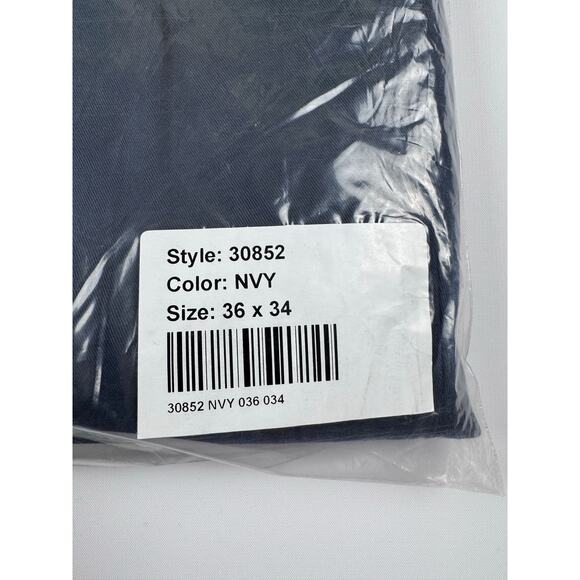 DuluthFlex Ballroom Khaki Pleated Pants – 36x34, Navy, New - Picture 7 of 10